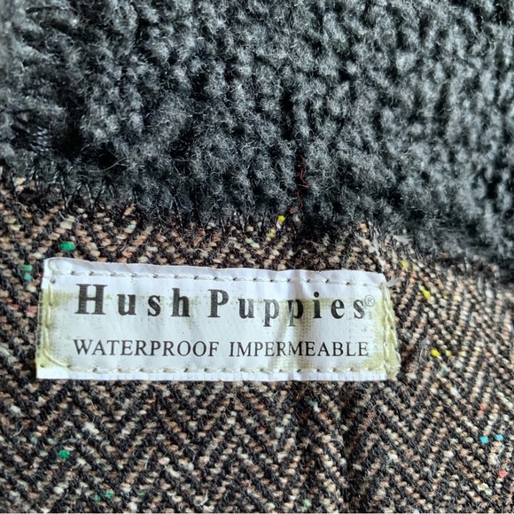 Hush Puppies Black Heeled Boots Ladies Size 6m - Picture 8 of 9